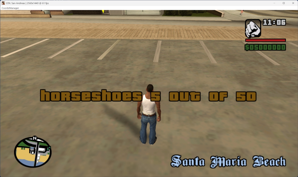 Formatted message with two numbers