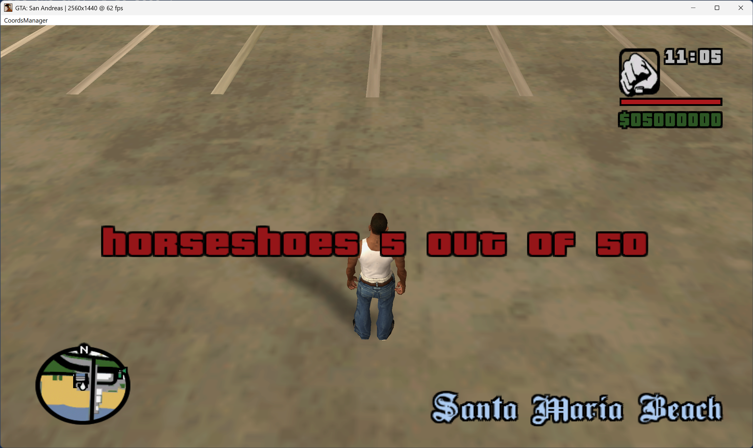 CLEO Formatted message with two numbers in red